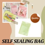 100Pcs Clear Macaron Bags Earring Pouches 3 | PricZone