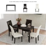 Elegant Black Rectangular Dining Table 6 | PricZone