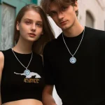 Wiccan Star of David Silver Amulet Necklace 6 | PricZone