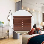 6 Compartment Vintage Wooden Jewelry Box Organizer 4 | PricZone