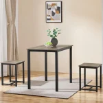 Compact 2 Person Dining Set with Chairs 4 | PricZone