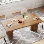 Farmhouse Rectangular Eating Table 63 inch 4 | PricZone