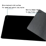3mm Black Gaming Mouse Pad Large Desk Mat Non Slip 4 | PricZone