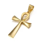 Ancient Egypt Ankh Cross Charm Pendant Gold Silver Color Stainless Steel Amulet Necklaces For Women Men Egyptian Jewelry Gifts 6 | PricZone