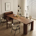 Extendable Dining Table with Storage Folding 1 | PricZone