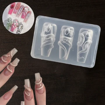 3D Snake Nail Silicone Carving Mold 1 3pcs Set 1 | PricZone