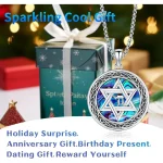 Wiccan Star of David Silver Amulet Necklace 3 | PricZone