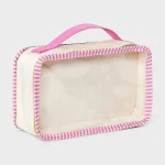 Travel Jewelry Organizer Case Cream Pink 3 | PricZone