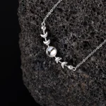 Moonstone Necklace Women 925 Silver Moon Phase 4 | PricZone Moonstone Necklace Women 925 Silver Moon Phase 4 | PricZone