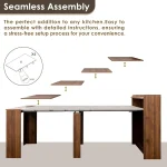 Extendable Dining Table with Storage Folding 3 | PricZone