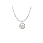 925 Silver Round Pearl Necklace Simple Charm 5 | PricZone 925 Silver Round Pearl Necklace Simple Charm 5 | PricZone