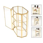 3 Tier Glass Makeup Organizer Display Box 3 | PricZone