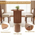 Small Round Dining Table 31 inch for 2 People 6 | PricZone