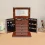 5-Tier 4 Drawer Wooden Jewelry Box with Mirror