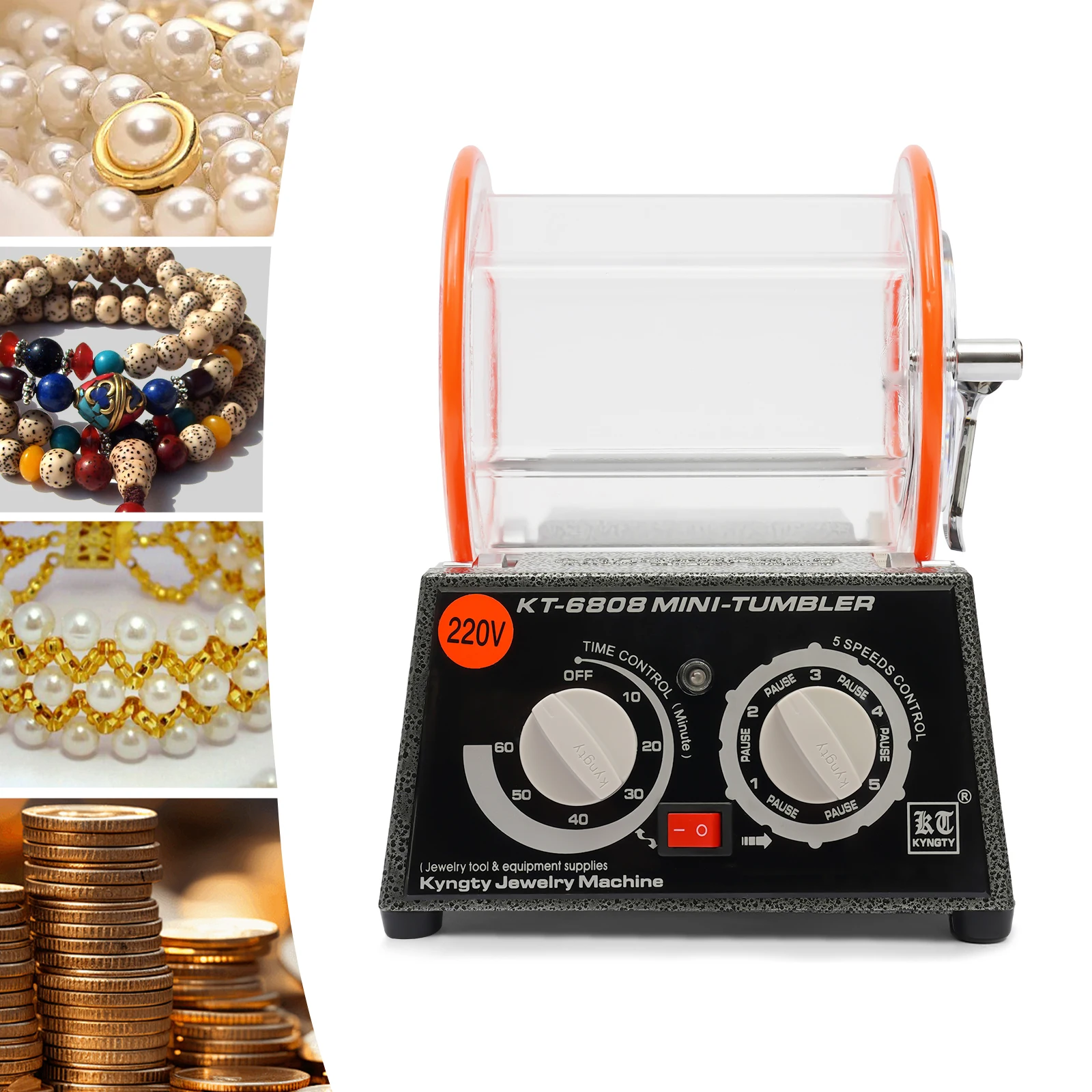 3KG Jewelry Polisher 3500rpm Rotary Tumbler 2 | PricZone 3KG Jewelry Polisher 3500rpm Rotary Tumbler 2 | PricZone