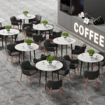 32 Inch Round Marble Dining Table for 4 3 | PricZone