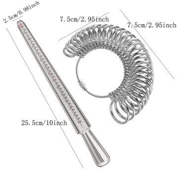 Ring Sizer Mandrel Kit Finger Gauge Jewelry Tool 2 | PricZone