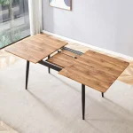 Extendable Wood Dining Table 59 to 75 Inch 1 | PricZone