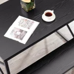 4 Seater Wood Table Set with Metal Frame 5 | PricZone
