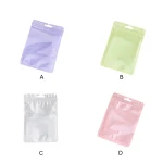 100Pcs Clear Macaron Bags Earring Pouches 6 | PricZone