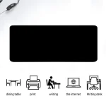 3mm Black Gaming Mouse Pad Large Desk Mat Non Slip 2 | PricZone