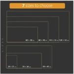 Double Side PU Mouse Pad Large Anti Slip Desk Mat 6 | PricZone