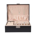 Double Lock Leather PVC Jewelry Storage Case 6 | PricZone