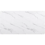 White Faux Marble Dining Table 70 inch for 6 5 | PricZone
