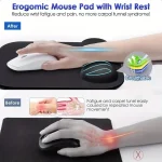 Ergonomic Mouse Pad Gel Wrist Rest Office Gaming 4 | PricZone