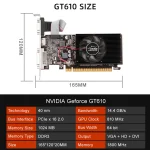 GT610 NVIDIA GeForce 1 2GB PCIE Graphics Card DDR3 6 | PricZone