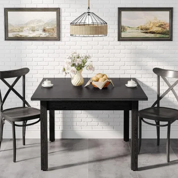 Modern Square Wood Dining Table for 2 4 People 2 | PricZone