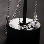 Moonstone Necklace Women 925 Silver Moon Phase 1 | PricZone Moonstone Necklace Women 925 Silver Moon Phase 1 | PricZone