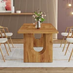 Modern Wood Dining Table 71 inch for 6 to 8 4 | PricZone