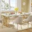 Rectangular Dining Table for 4-6 Modern Kitchen