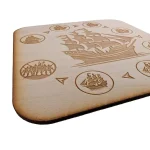 Natural Wood Catan Tiles Set for 24 Players 4 | PricZone Natural Wood Catan Tiles Set for 2 4 Players 4 | PricZone