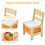 Kids 3 in 1 Activity Table Set with Storage 5 | PricZone