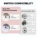 Epomaker Cream Marble Linear Switches 35pc 3