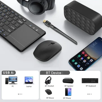 USB Bluetooth Adapter 150M Antenna for PC 1