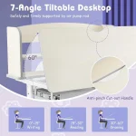 Kids Study Desk 7 Level Tilt Height Adjustable 4 | PricZone