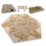 Natural Wood Catan Tiles Set for 24 Players 1 | PricZone Natural Wood Catan Tiles Set for 2 4 Players 1 | PricZone