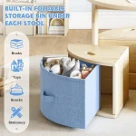 Kids Round Table Chair Set Nesting 4 Storage 5 | PricZone