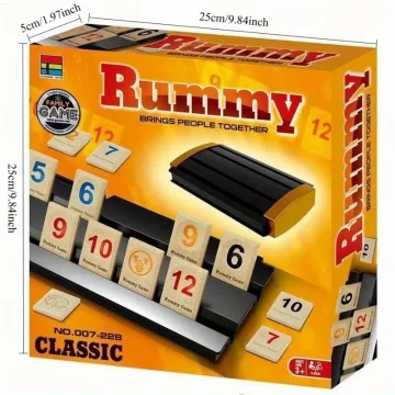 Classic Rummy Tile Board Game Set 2-4 Players 2