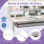 Kids Study Desk 7 Level Tilt Height Adjustable 6 | PricZone