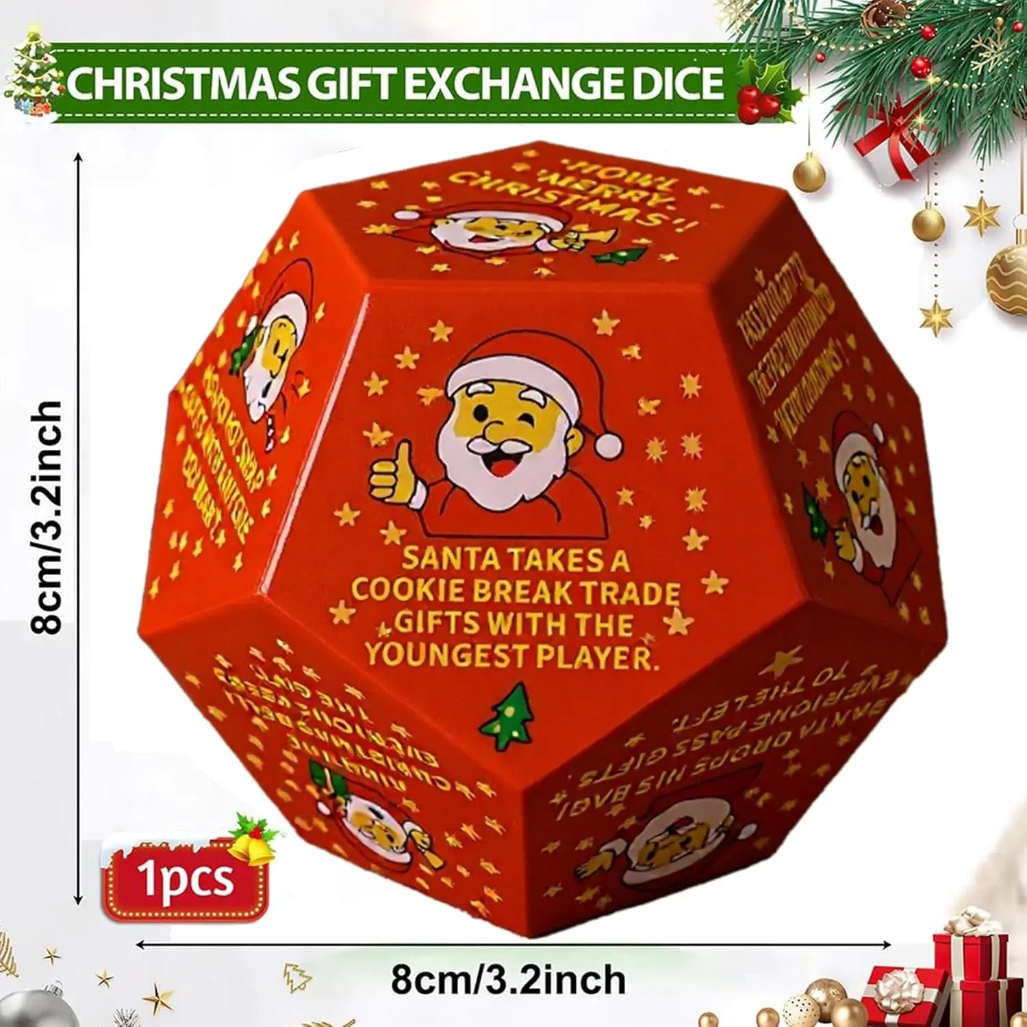 Santa Swap Dice Christmas Party Game 2 | PricZone Santa Swap Dice Christmas Party Game 2 | PricZone
