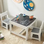 Kids 3 in 1 Wood Activity Table with Storage 1 | PricZone