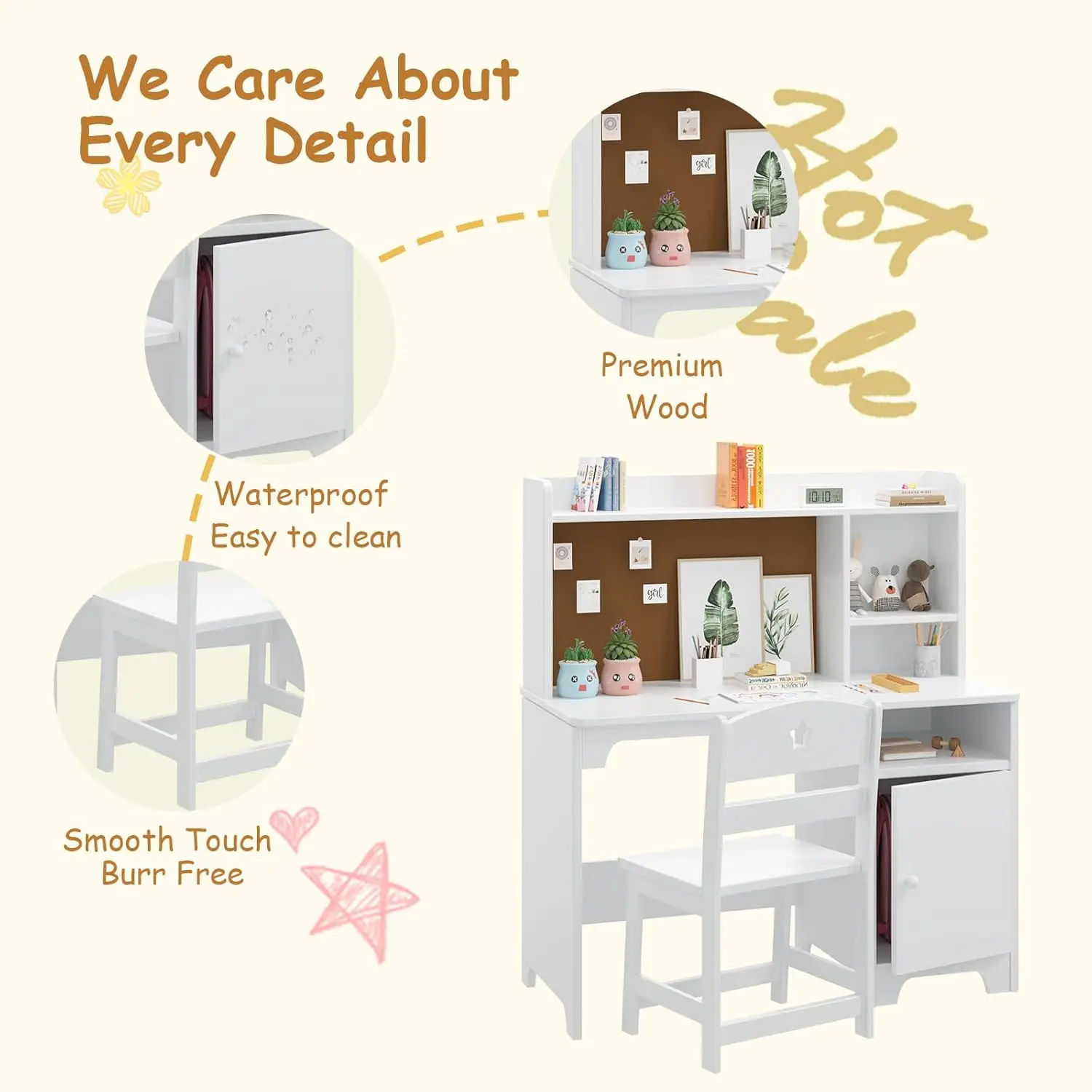 Kids Study Desk Chair Storage Ergonomic 4 | PricZone Kids Study Desk Chair Storage Ergonomic 4 | PricZone