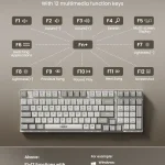 KM3 Wireless Keyboard and Mouse Combo 98 Key 4 | PricZone