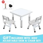 Toddler Table Chair Set Graffiti Proof Adjustable 3 | PricZone