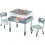 Kids Table 2 Chairs Storage Ages 3-10 Graffiti