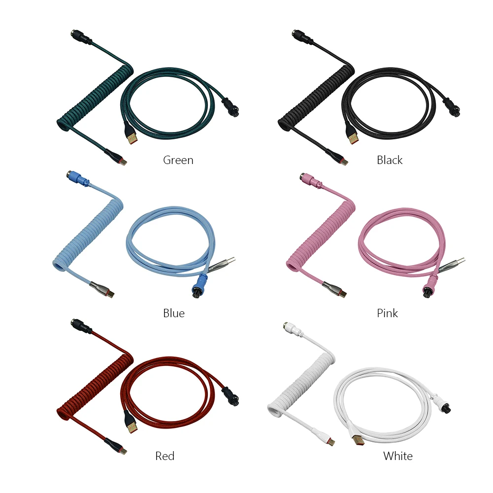 1.8m Aviator Coiled USB-C to USB Cable 6 1.8m Aviator Coiled USB-C to USB Cable 6